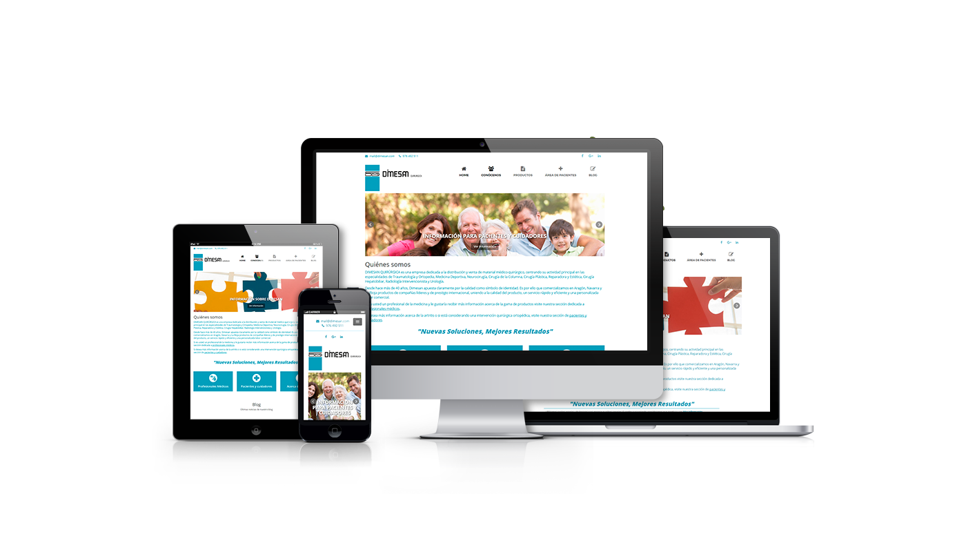 Desarrollo web integral para web de distribución y venta de material médico-quirúrgico Desarrollo web integral para web de distribución y venta de material médico-quirúrgico