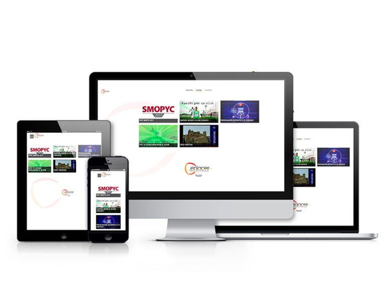 desarrollo web página con galería de trabajos audiovisuales desarrollo web página con galería de trabajos audiovisuales