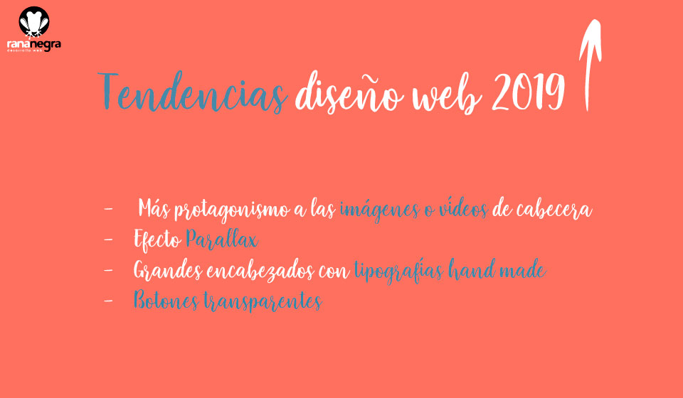 2019 tendencias en diseño web