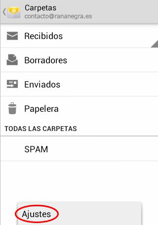 correo en Android