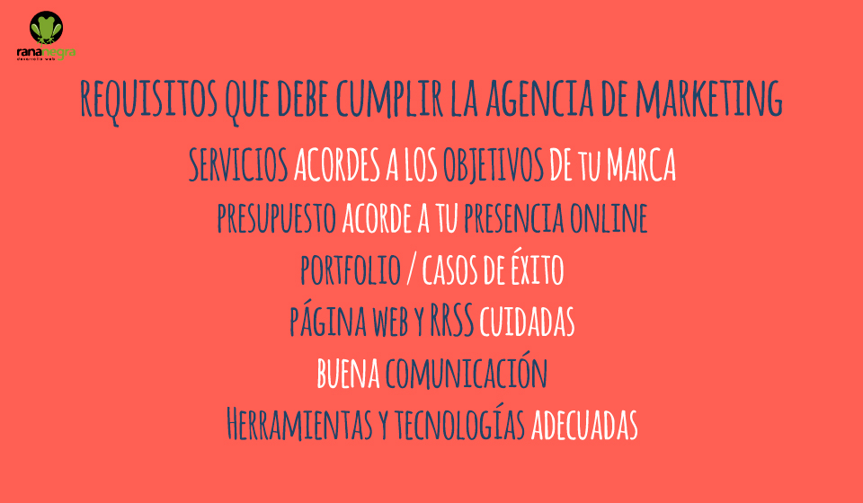 Requisitos para contratar el marketing digital de tu negocio