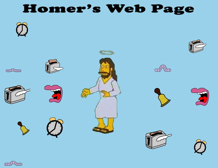 Página web de Homer Simpson