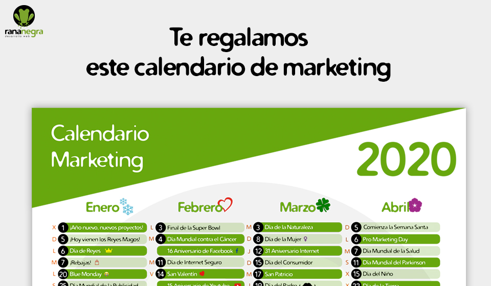 Calendario marketing 2020
