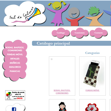 Desarrollo Web tienda online Sal de Colores