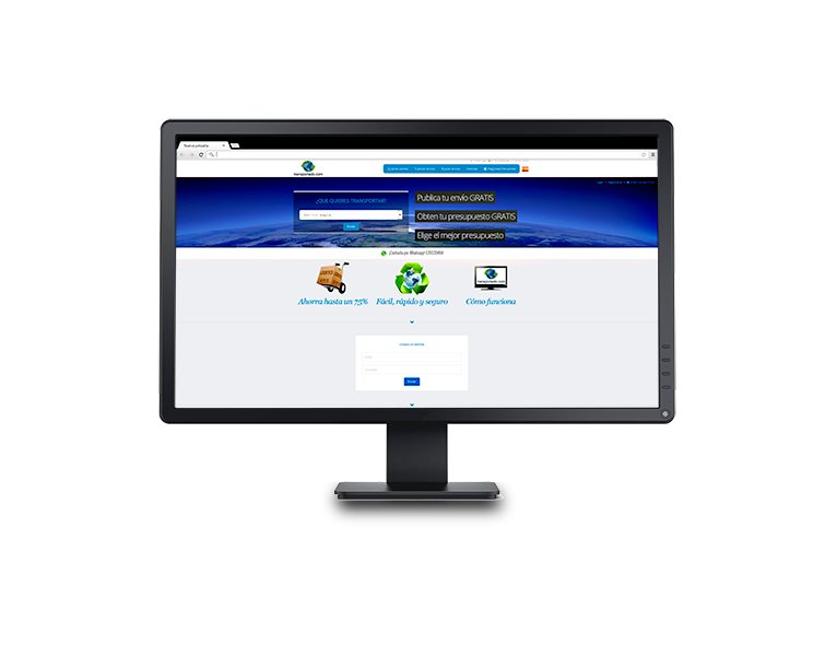 Desarrollo aplicación web Transportado.com